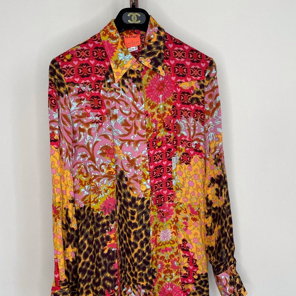 Vintage Christian LaCroix Multi color Blouse